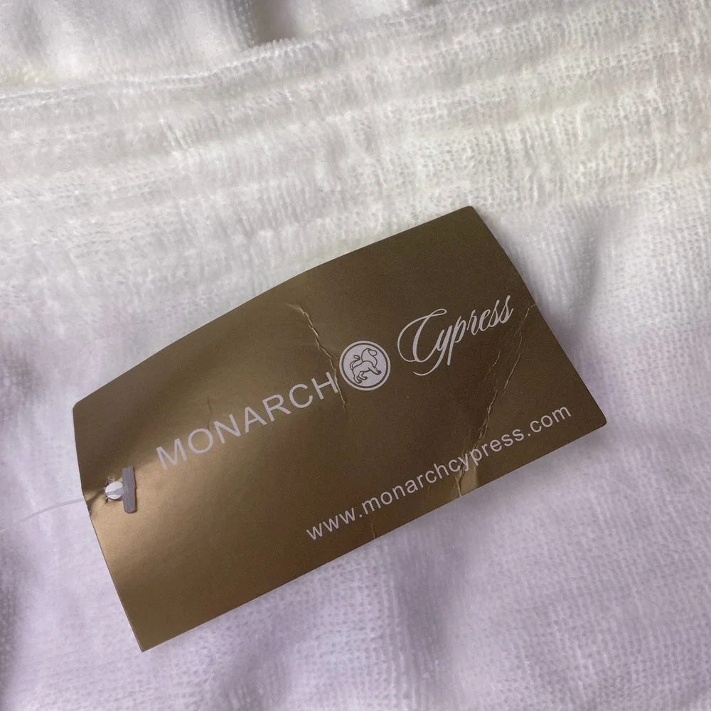 Monarch Cypress Soft‎ Bathrobes Shower Wrap Towel Wearable Bath Pocket NWT 30